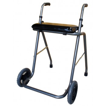 Two-Wheel Walking Aid with Seat RF-651/CZA REHAFUND, Black