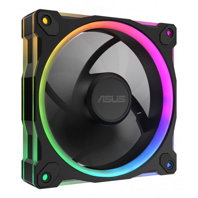 ASUS Prime MR120 Fan ARGB Black 3in1 Computer case 12 cm