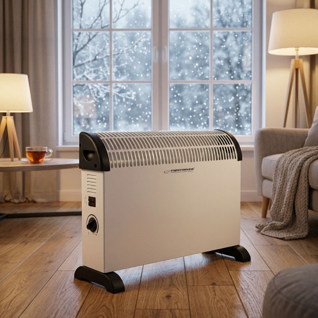 Esperanza EHH008 electric space heater Indoor White 2000 W Convector electric space heater Esperanza EHH008 electric space heater Indoor White 2000 W Convector electric space heater