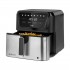 Frytkownica bezt uszczowa TEESA DIGITAL AIR FRYER XXL , 8L , 1700W, du a miska , programy , podtrzymywanie ciep a