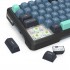 REDRAGON K724GBG-RGB-PRO Behemoth keyboard USB + RF Wireless + Bluetooth Grey, Blue