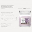 Scented candle YANKEE CANDLE DRIED LAVENDER & OAK 368 g medium