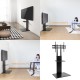 Maclean MC-865 Professional Modern TV Floor Stand with a Shelf for 37 Maclean MC-865 Professional Modern TV Floor Stand with a Shelf for 37