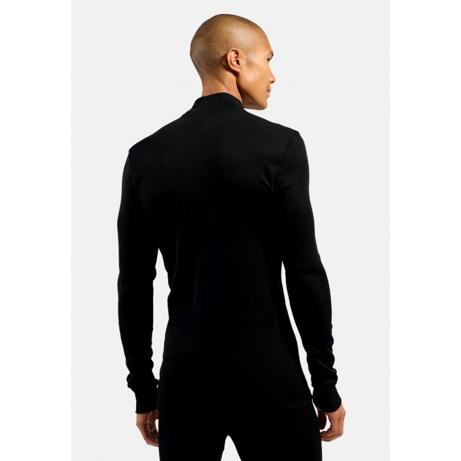 Odlo BL TOP turtle neck l/s ACTIVE WARM ECO men's shirt, size L, black Odlo BL TOP turtle neck l/s ACTIVE WARM ECO men's shirt, size L, black