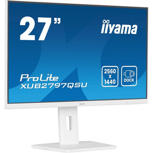 iiyama ProLite XUB2797QSU-W2 computer monitor 68.6 cm (27 iiyama ProLite XUB2797QSU-W2 computer monitor 68.6 cm (27