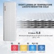 Naturehike Tuye R 5.8 Mattress cnh22dz016 square regular wide-carbon silver