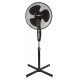 GreenBlue floor fan, 40W, 3 levels of airflow, 1.25m high 1.5m cable, with remote control and timer up to 7.5h, GB580