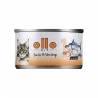 OLLO Cat nr 1 Tuna & Shrimp in broth - wet cat food - 70g