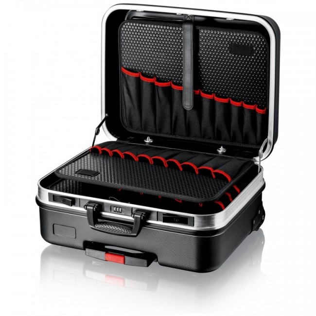 Knipex BIG Basic Move Tool box Acrylonitrile butadiene styrene (ABS), Aluminum Black