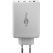 Goobay 65556 mobile device charger Laptop, Smartphone White AC Fast charging Indoor