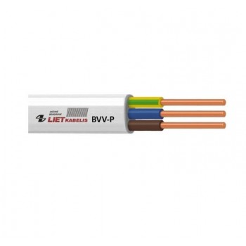 CABLE BVV-P 2X2.5 WHITE 25M