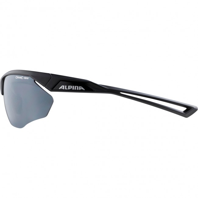 Sports cycling glasses Alpina Nylos HR Black