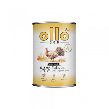 OLLO Plus Collagen Turkey - wet dog food - 400g