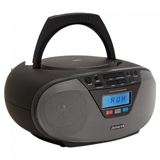 Aiwa BBTU-400BK portable stereo system Analog & digital 6 W FM Black MP3 playback
