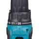 Makita DDF490Z drill 1900 RPM Keyless 1.7 kg Blue, Black