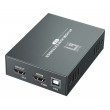 LevelOne HVE-8111 AV extender AV transmitter & receiver Black