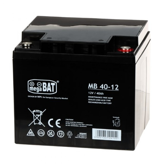 Battery 12V/40AH-MB megaBAT