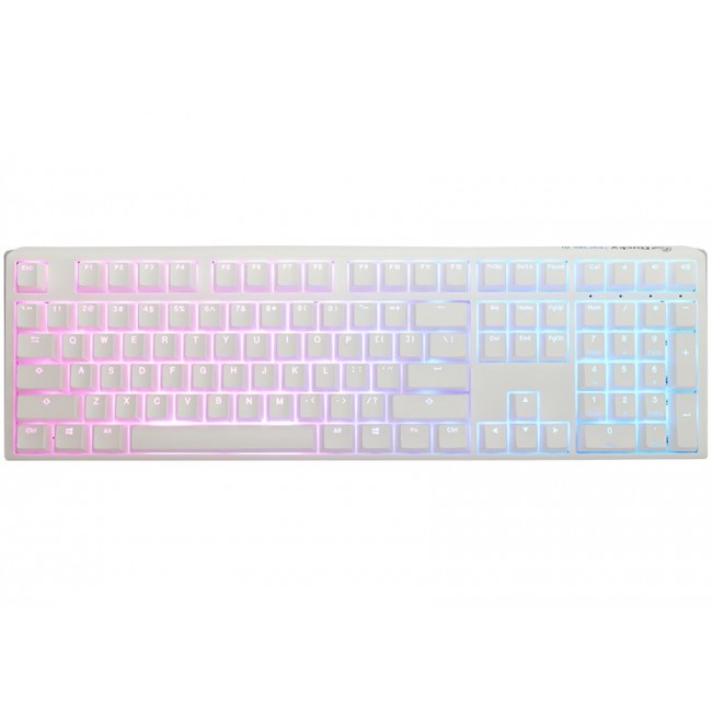 Ducky One 3 RGB keyboard Gaming USB QWERTY US English White