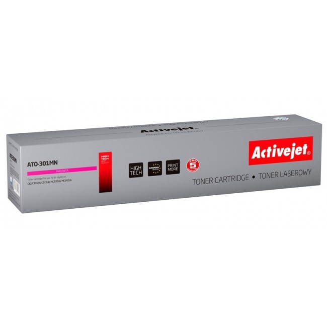 Activejet ATO-301MN toner (replacement for OKI 44973534 Supreme 1500 pages magenta) Activejet ATO-301MN toner (replacement for OKI 44973534 Supreme 1500 pages magenta)
