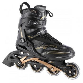 INLINE SKATES NILS EXTREME NA2150 BLACK-GOLD SIZE. 42