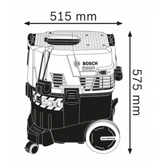 Bosch GAS 35 L SFC+ Professional Black, Blue 1200 W Bosch GAS 35 L SFC+ Professional Black, Blue 1200 W