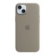 Apple iPhone 15 Plus Silicone Case with MagSafe - Clay Apple iPhone 15 Plus Silicone Case with MagSafe - Clay