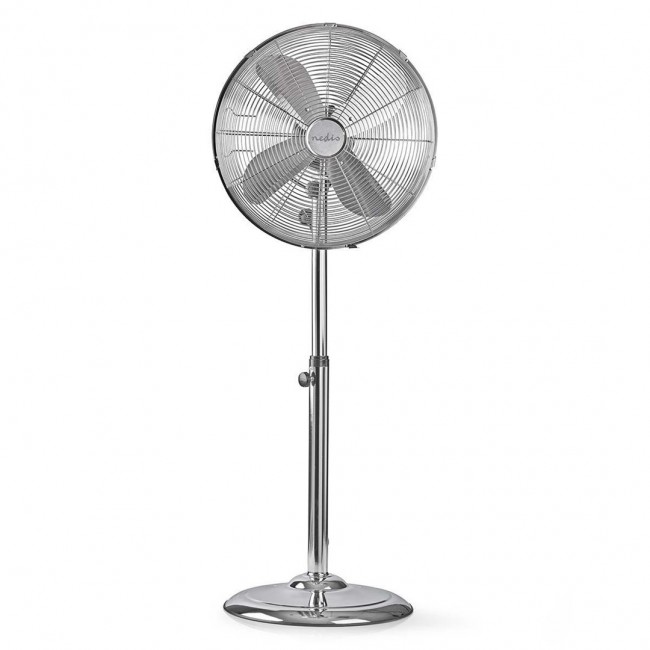 Standing Fan Nedis 50W Chrome
