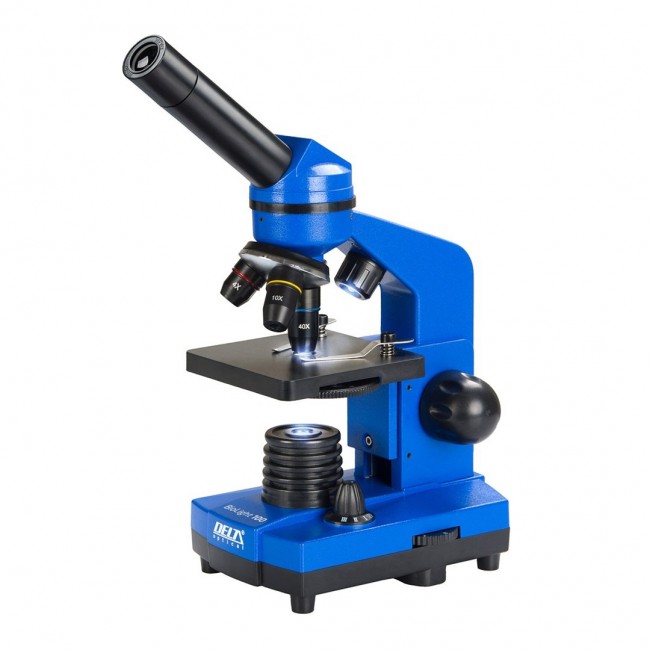 Delta Optical Biolight 100 microscope blue Delta Optical Biolight 100 microscope blue