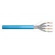 DIGITUS Cat6A INSTALLATION CABLE, U/FTP, Dca, AWG 23/1, LSOH, 500m, blue, reel