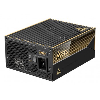 MSI MEG Ai1600T PCIE5 power supply unit 1600 W 24-pin ATX ATX Black