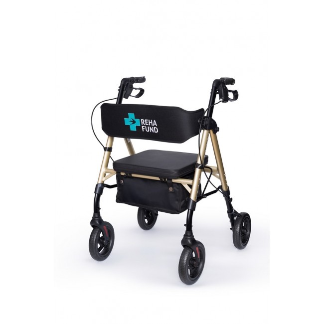 Four-Wheel Walker Marsylia REHAFUND RF-617/Zl, Gold