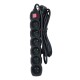 Esperanza ELK218K power extension 3 m 6 AC outlet(s) Indoor Black