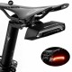 Rockbros LKWD-R1 rear bike light with laser and remote control, black Rockbros LKWD-R1 rear bike light with laser and remote control, black