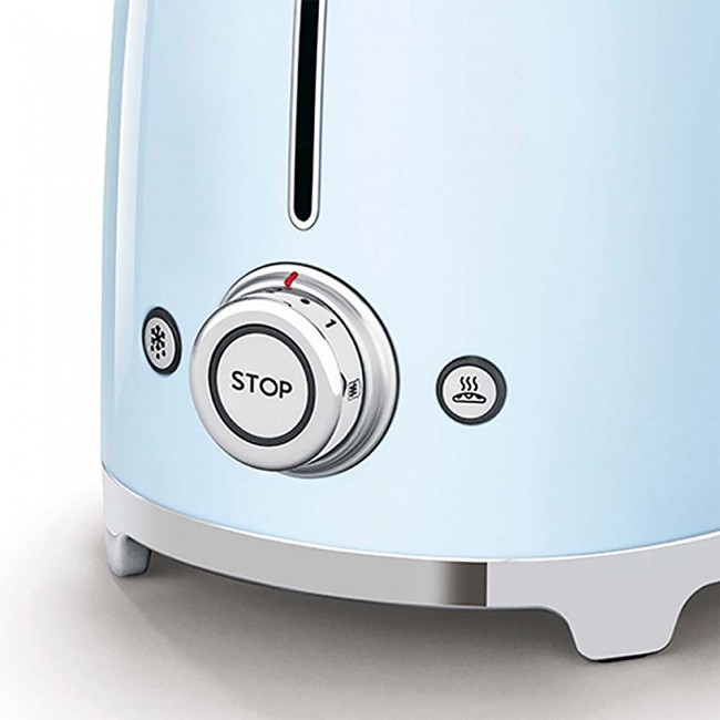 Smeg 50's Style Toaster TSF01PBEU Pastel Blue