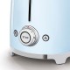Smeg 50's Style Toaster TSF01PBEU Pastel Blue