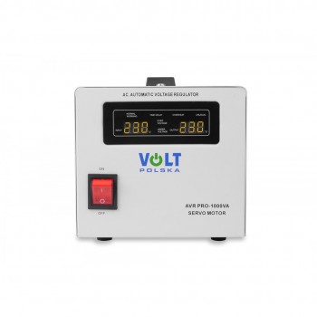 Voltage Stabilizer Volt Polska AVR Pro 1000VA 3% Servo Voltage Stabilizer Volt Polska AVR Pro 1000VA 3% Servo