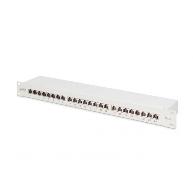 Digitus CAT 6A, Class EA Patch Panel, shielded
