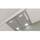 Bosch Serie 4 DHL555BM cooker hood Built-in Metallic, Silver 604 m /h