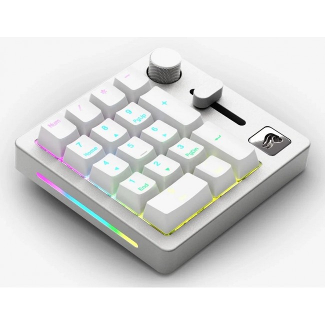 Keychron GMMK Numpad keyboard Home/Office USB + RF Wireless + Bluetooth White