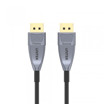 UNITEK C1617GY DisplayPort cable 15 m Black, Silver