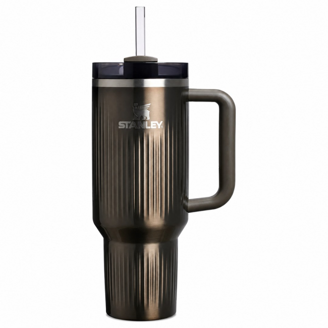 STANLEY thermal cup Quencher H2.O Fluted 1.18L GunMetal Shine