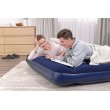 Bestway Air Mattress Queen with Built-in Foot Pump 2.03 m x 1.52 m x 28 cm