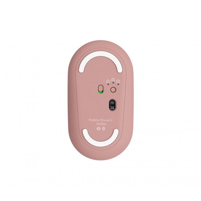 Logitech Pebble 2 M350s mouse Travel Ambidextrous RF Wireless + Bluetooth Optical 4000 DPI