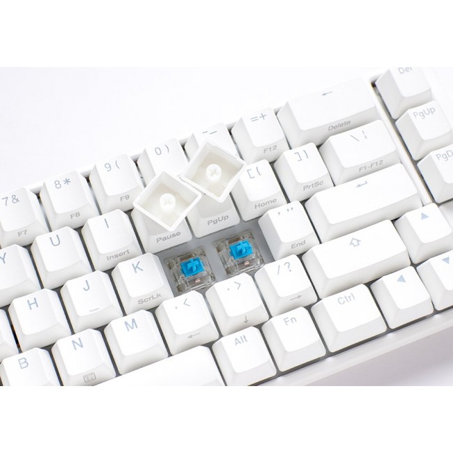 Ducky One 3 Classic Pure White SF keyboard Gaming USB QWERTZ German