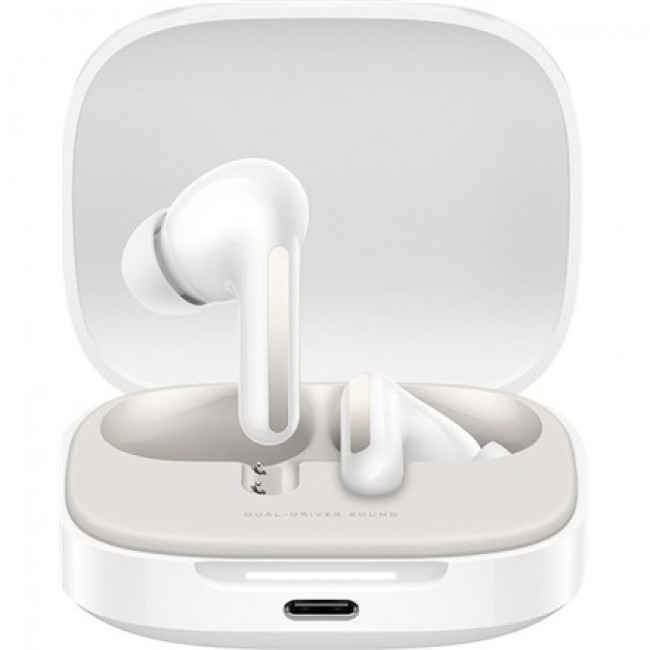 Xiaomi Redmi Buds 6 Bluetooth Earphones with Microphone Cloud Baltas Xiaomi Redmi Buds 6 Bluetooth Earphones with Microphone Cloud Baltas
