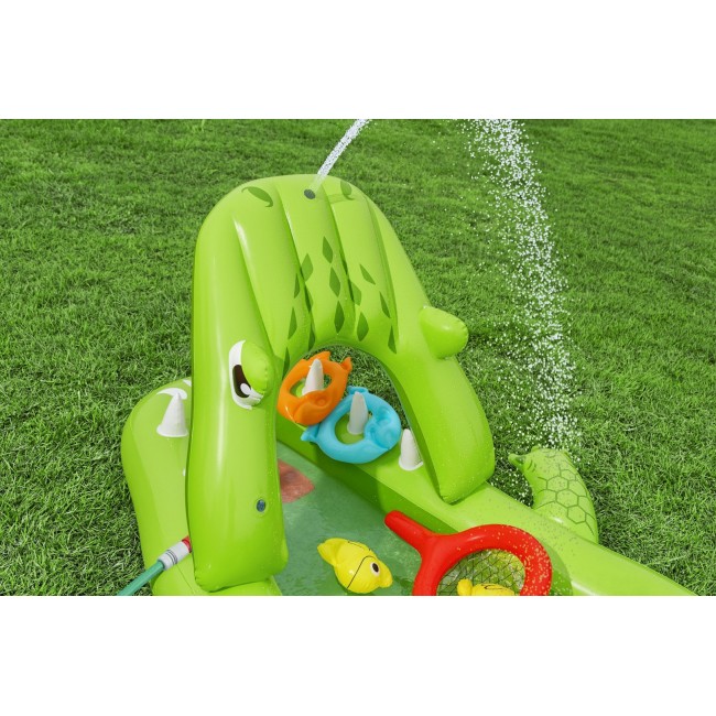 Bestway Later Gator Kids Inflatable Water Play Center and Pool 2.34 m x 1.63 m x 87 cm