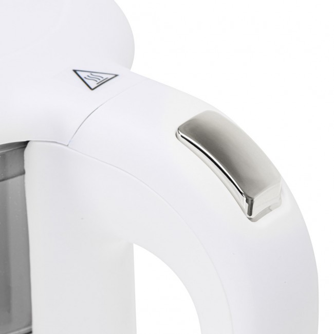Adler AD 1305WS electric kettle 1.7 L 2200 W Transparent, White, Silver Adler AD 1305WS electric kettle 1.7 L 2200 W Transparent, White, Silver