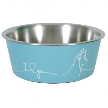ZOLUX Love blue - bowl for dog 750ml