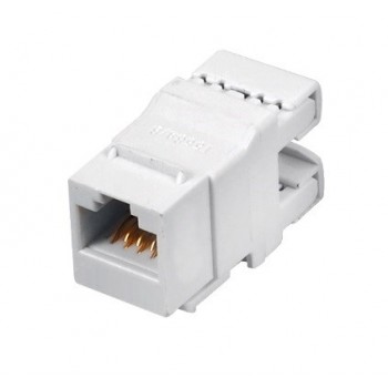 Q-LANTEC MKN-U6-1 wire connector RJ45 UTP Category 6 Unshielded White