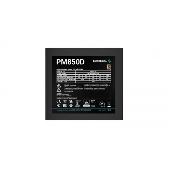 DeepCool PM850D power supply unit 850 W 20+4 pin ATX ATX Black DeepCool PM850D power supply unit 850 W 20+4 pin ATX ATX Black